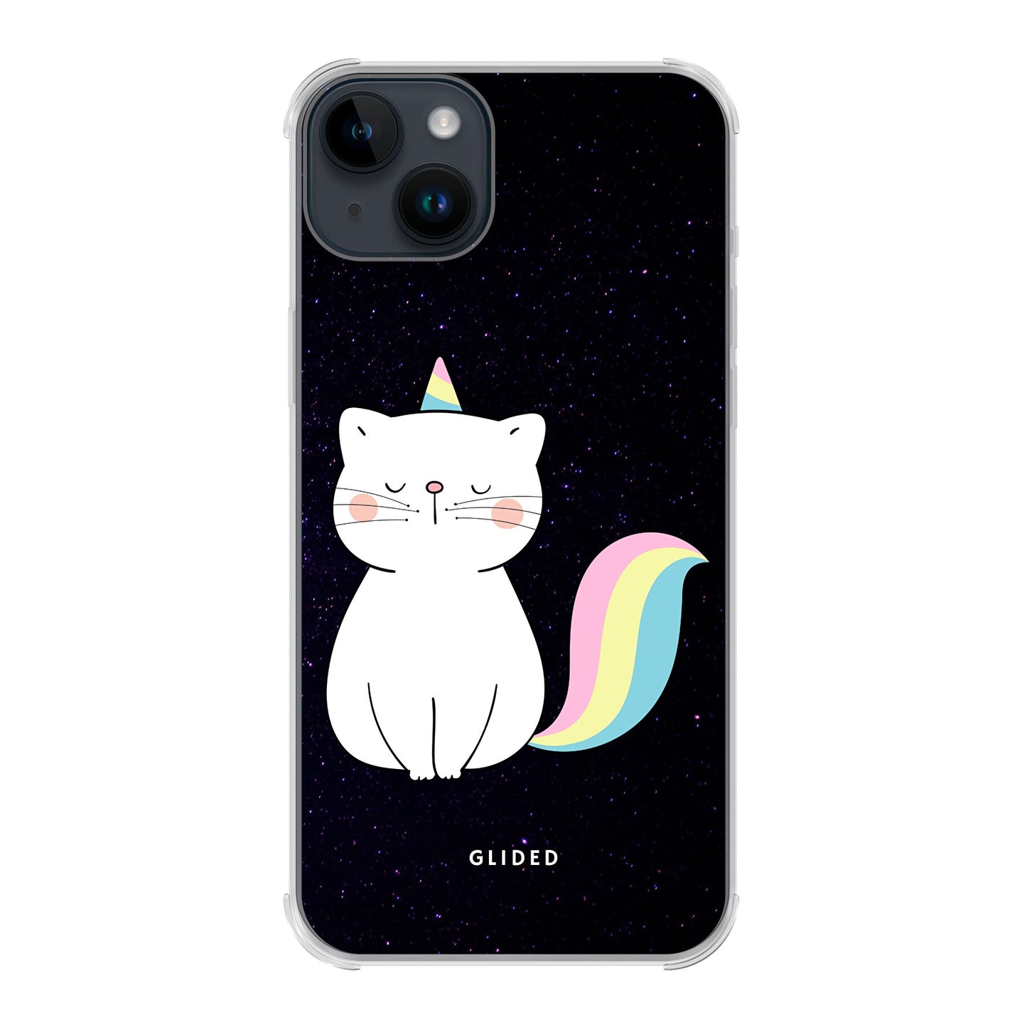 Unicorn Cat - iPhone 14 Plus Handyhülle Bumper case