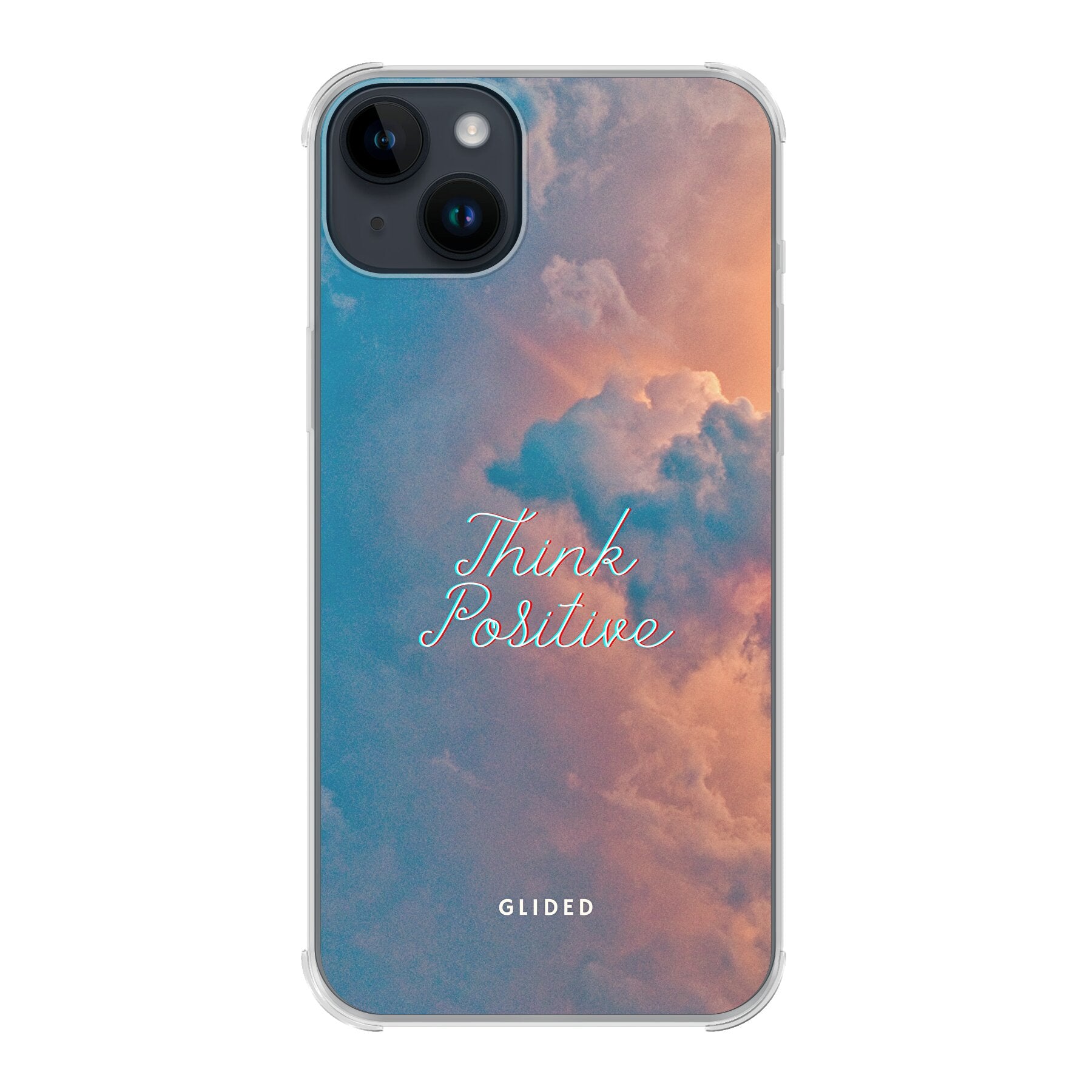 Think positive - iPhone 14 Plus Handyhülle Bumper case