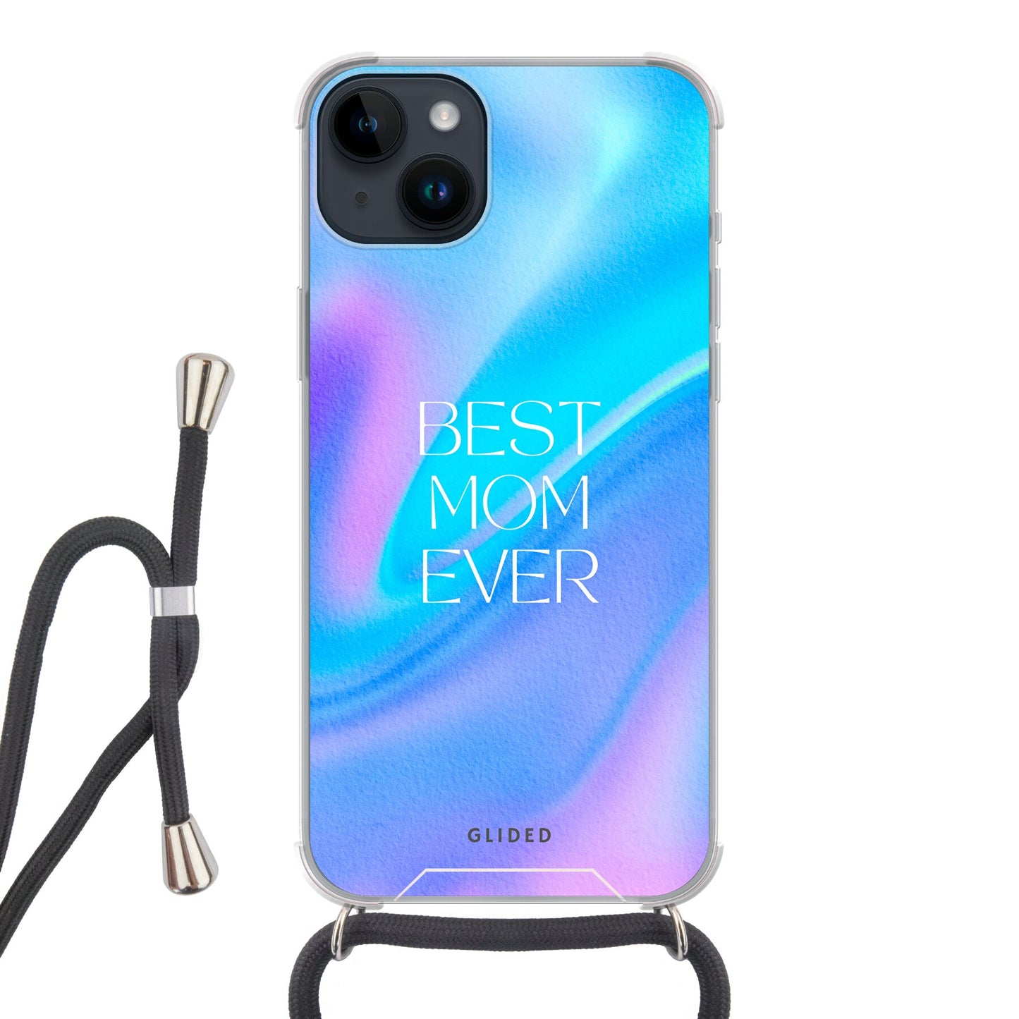 Best Mom - iPhone 14 Plus - Crossbody case mit Band