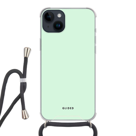 Mint Breeze - iPhone 14 Plus Handyhülle Crossbody case mit Band