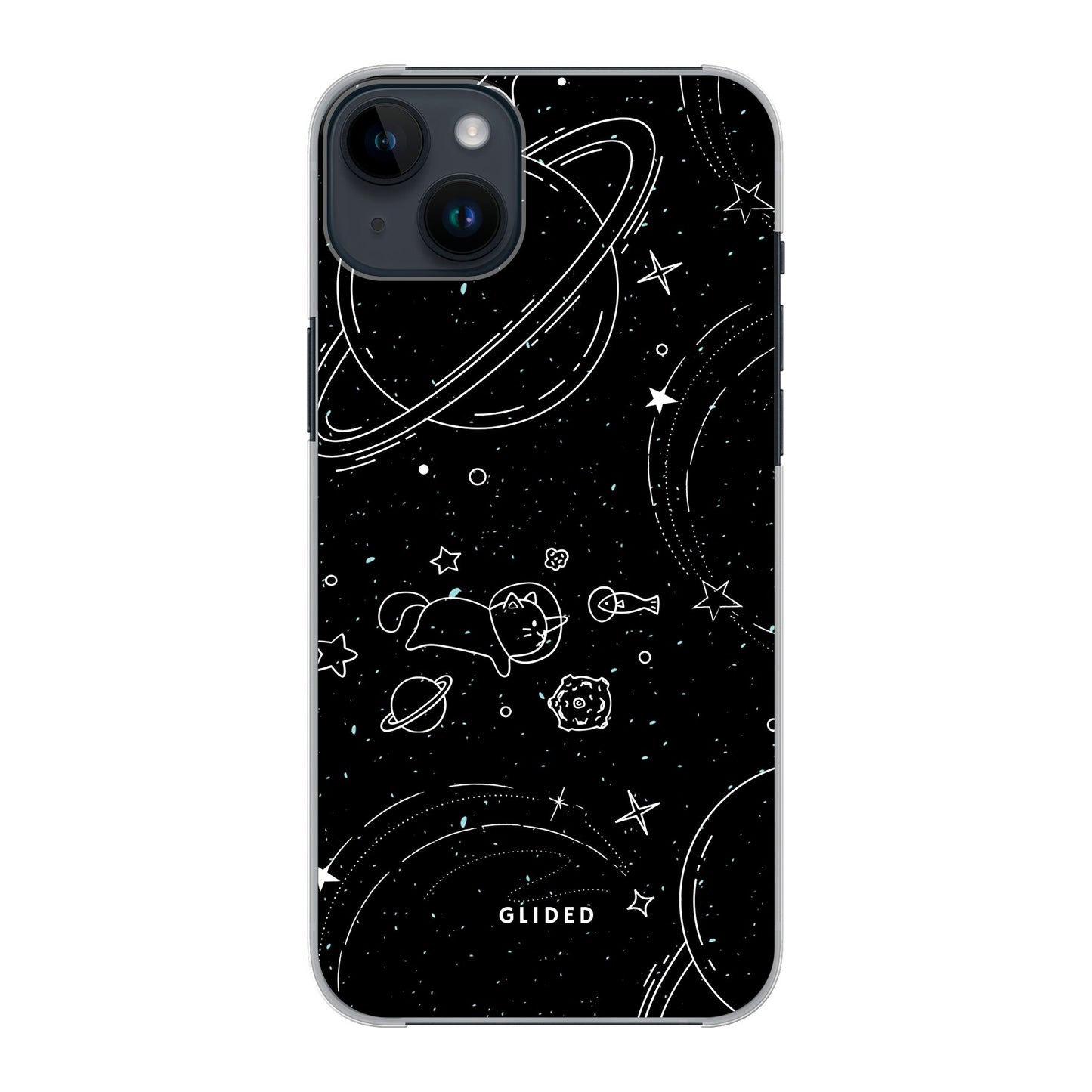 Cosmic Cat - iPhone 14 Plus Handyhülle Hard Case