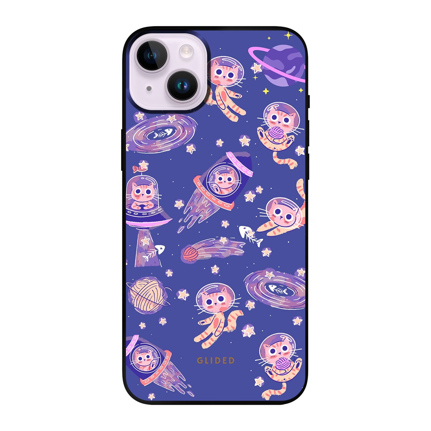 Space Cat - iPhone 14 Plus Handyhülle Soft case