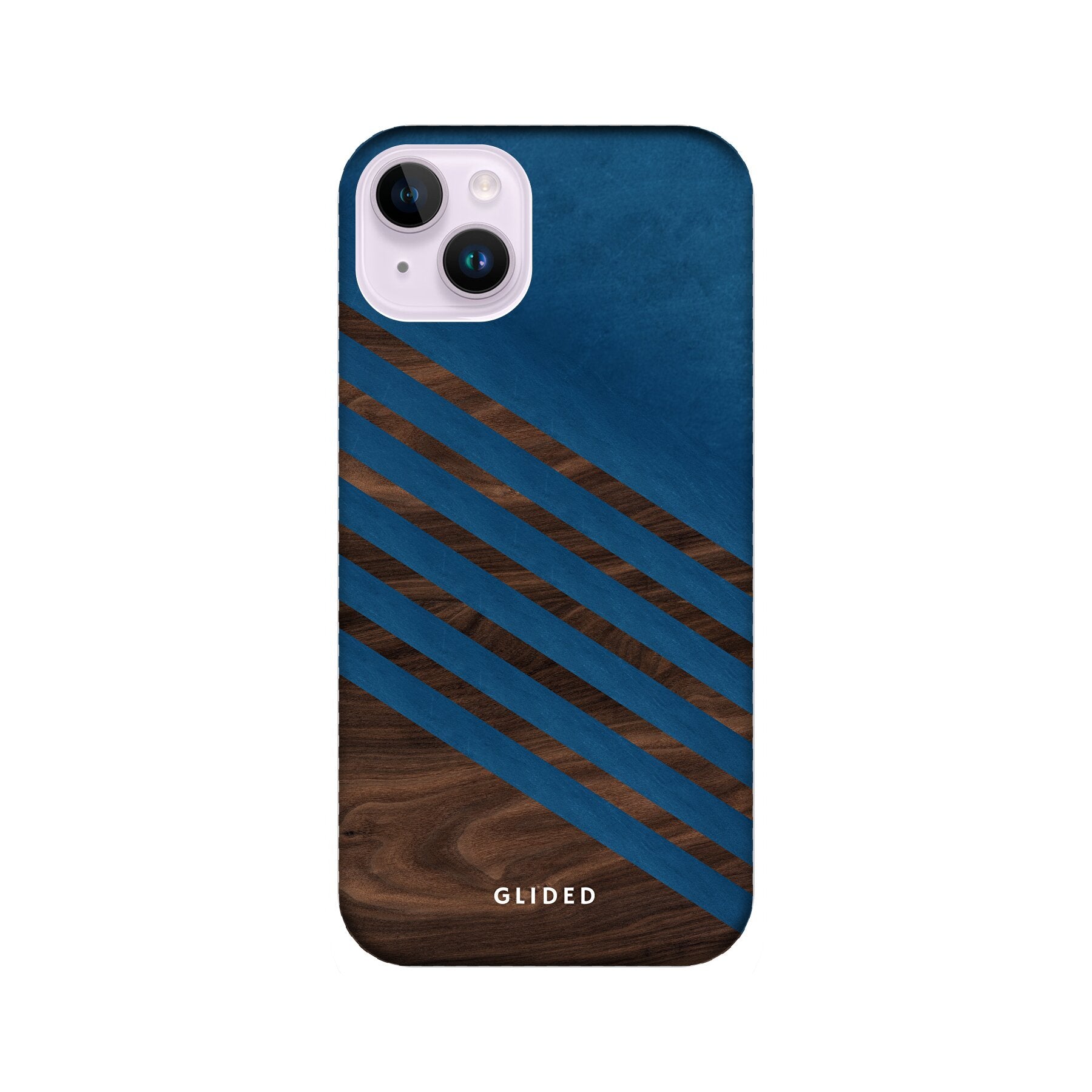 Blue Wood - iPhone 14 Plus Handyhülle Tough case