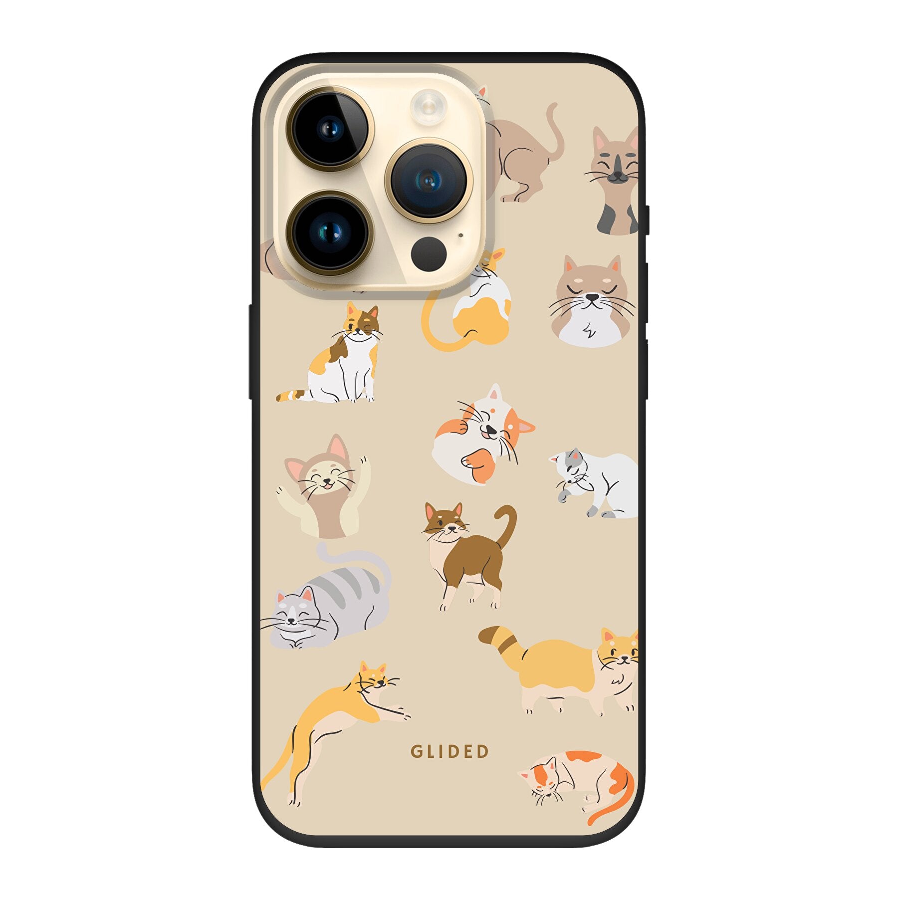 Meow - iPhone 14 Pro Handyhülle Biologisch Abbaubar