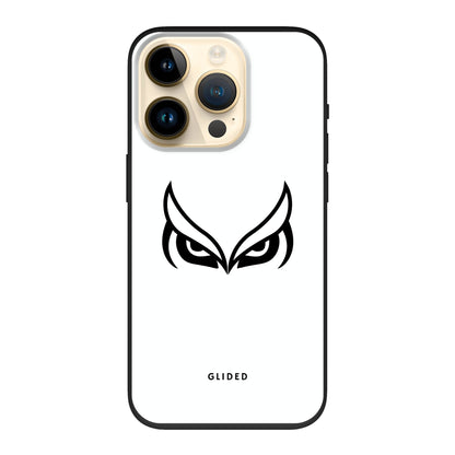 White Owl - iPhone 14 Pro Handyhülle Biologisch Abbaubar
