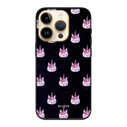 Unicorn Meow - iPhone 14 Pro Handyhülle Biologisch Abbaubar