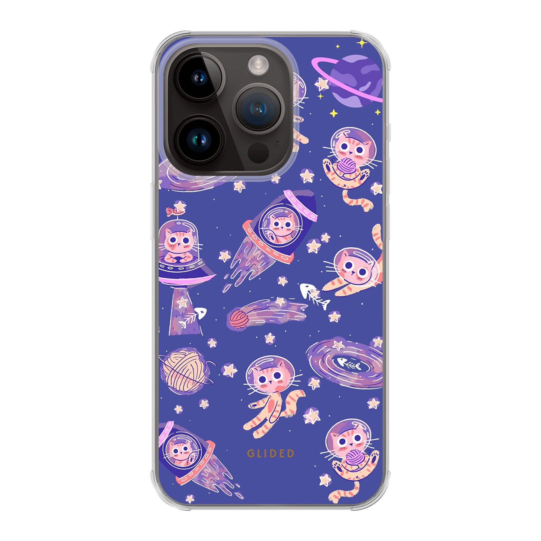 Space Cat - iPhone 14 Pro Handyhülle Bumper case