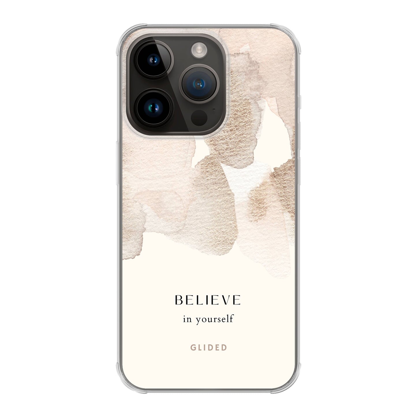 Believe in yourself - iPhone 14 Pro Handyhülle Bumper case
