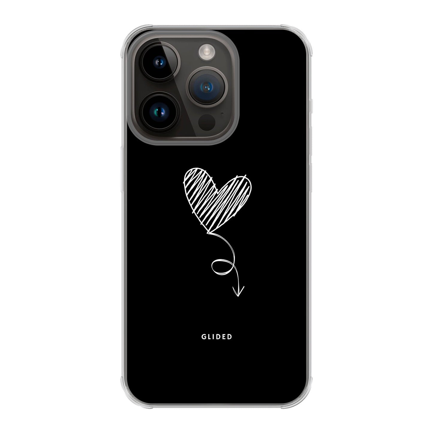 Dark Heart - iPhone 14 Pro Handyhülle Bumper case