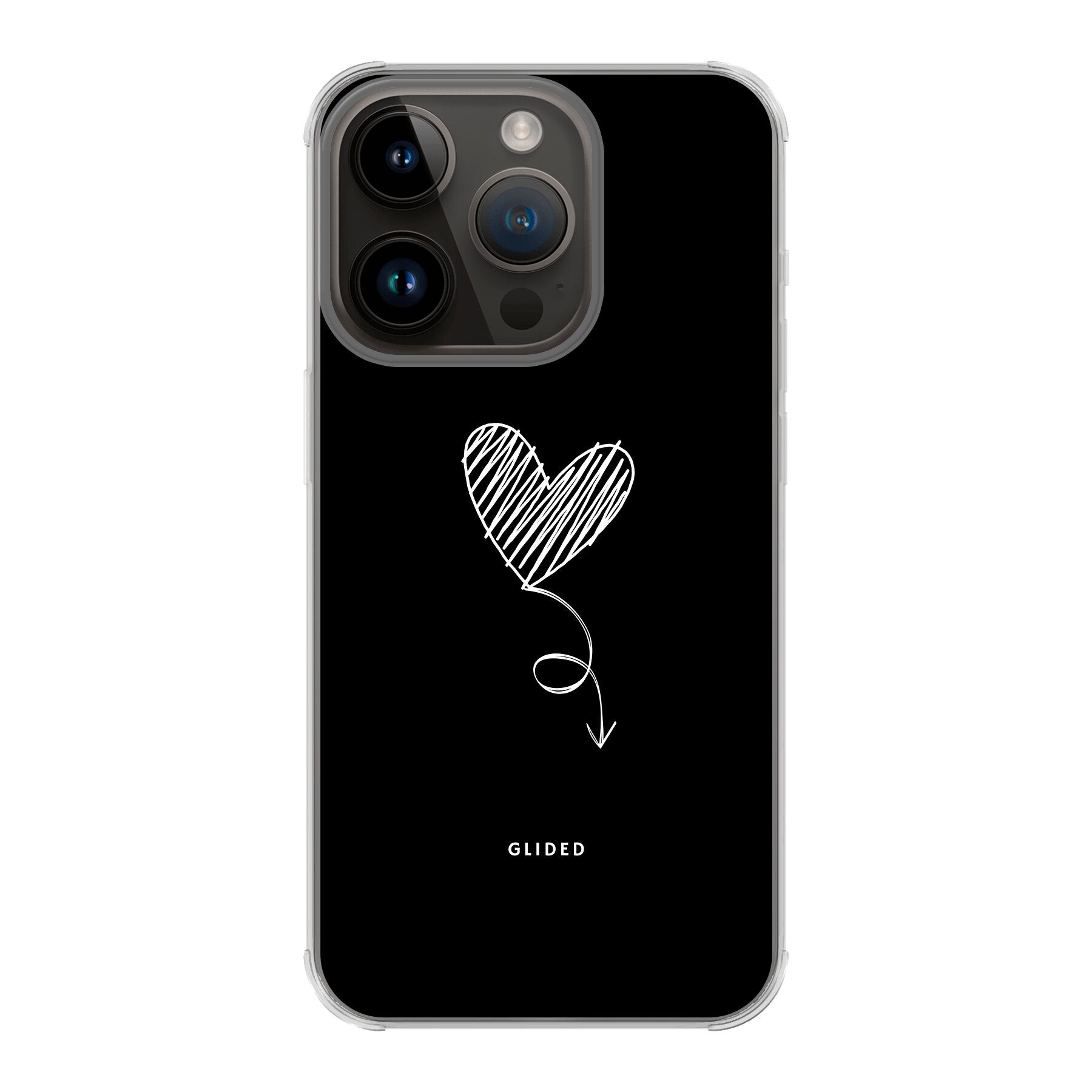 Dark Heart - iPhone 14 Pro Handyhülle Bumper case