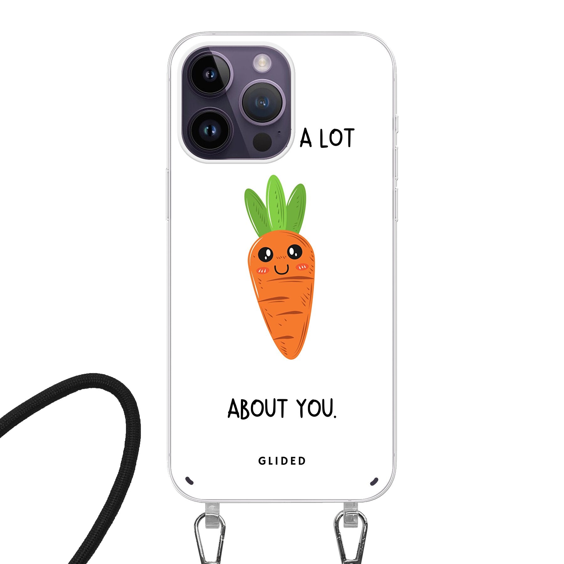 Lots Carrots - iPhone 14 Pro - Crossbody case mit Band