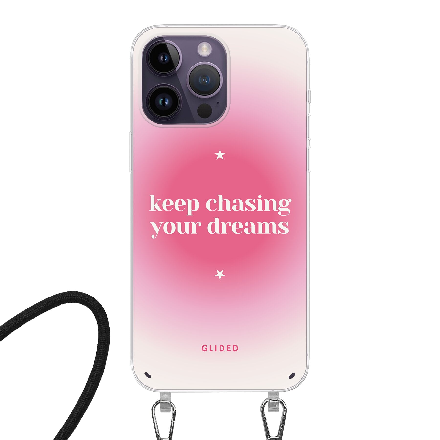 Chasing Dreams - iPhone 14 Pro Handyhülle Crossbody case mit Band