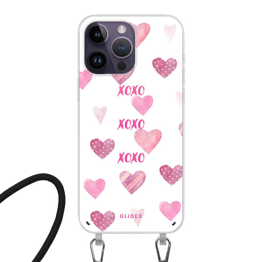 Xoxo - iPhone 14 Pro - Crossbody case mit Band