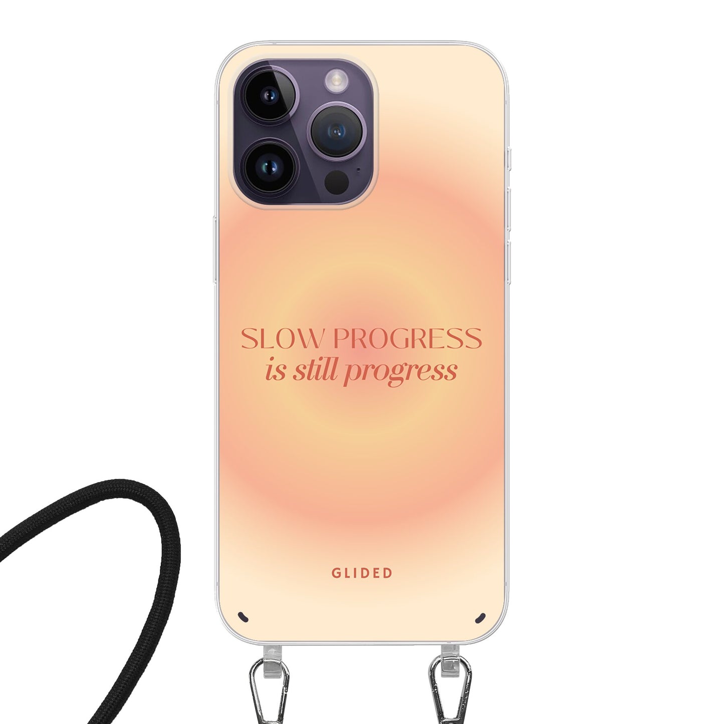 Progress - iPhone 14 Pro Handyhülle Crossbody case mit Band