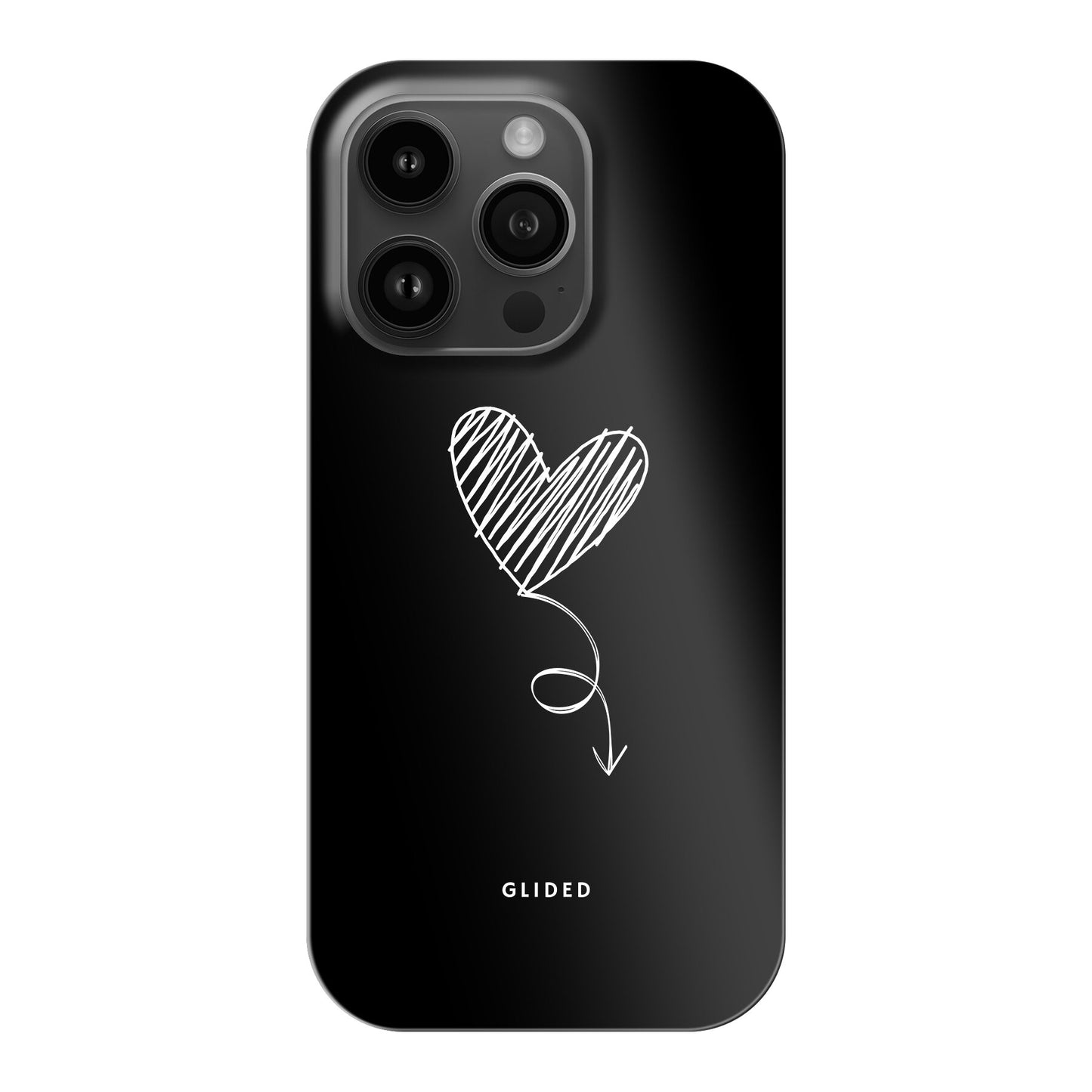 Dark Heart - iPhone 14 Pro Handyhülle Hard Case