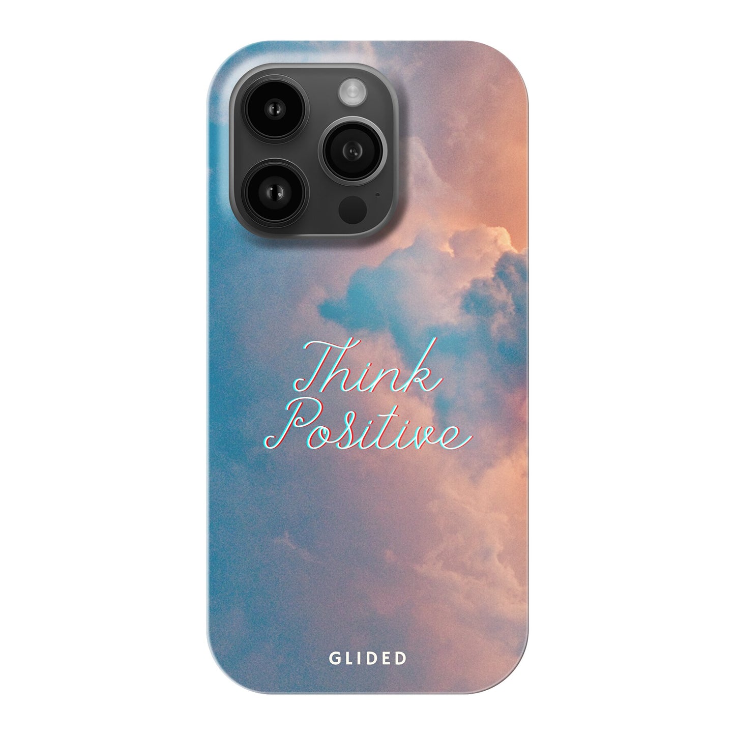 Think positive - iPhone 14 Pro Handyhülle Hard Case