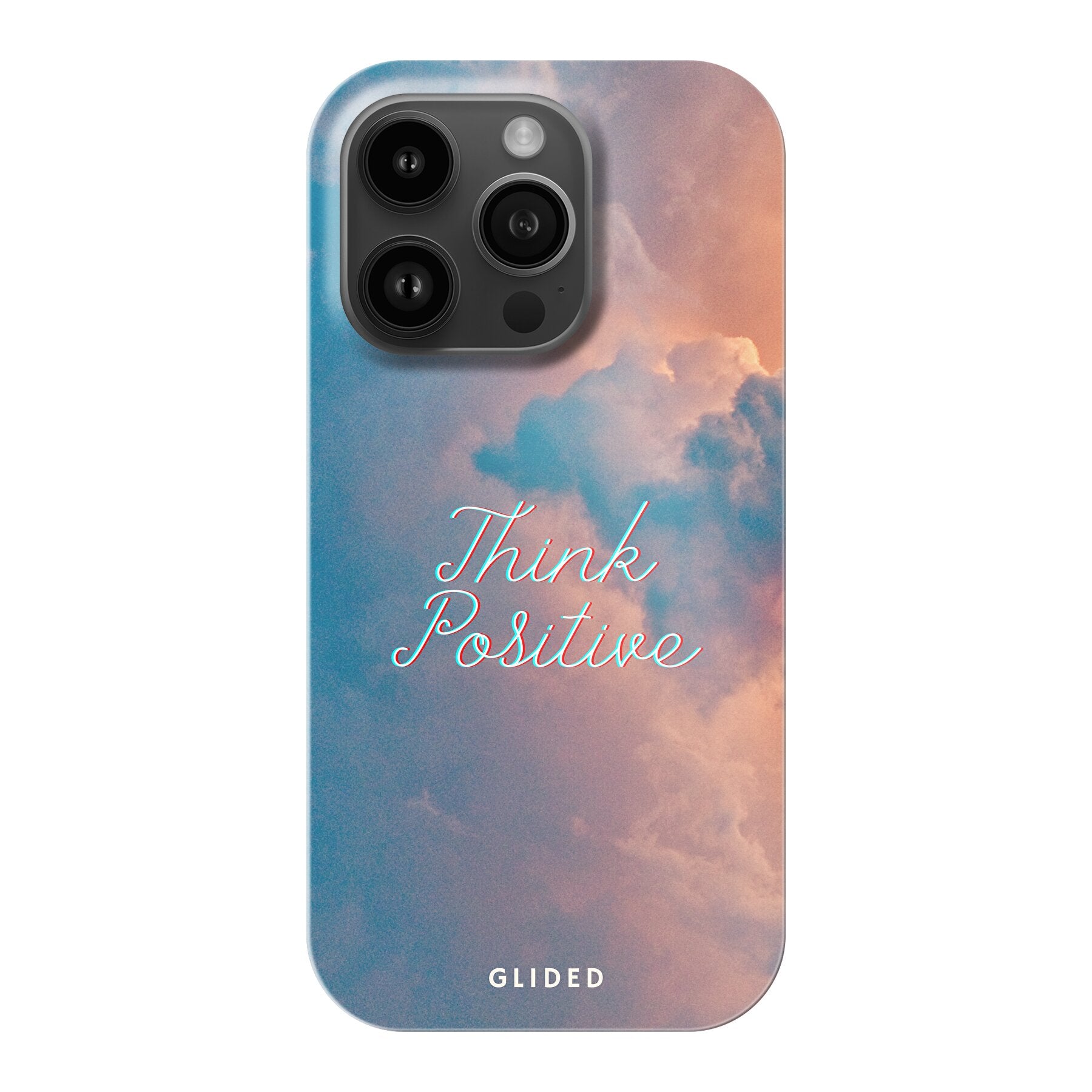 Think positive - iPhone 14 Pro Handyhülle Hard Case