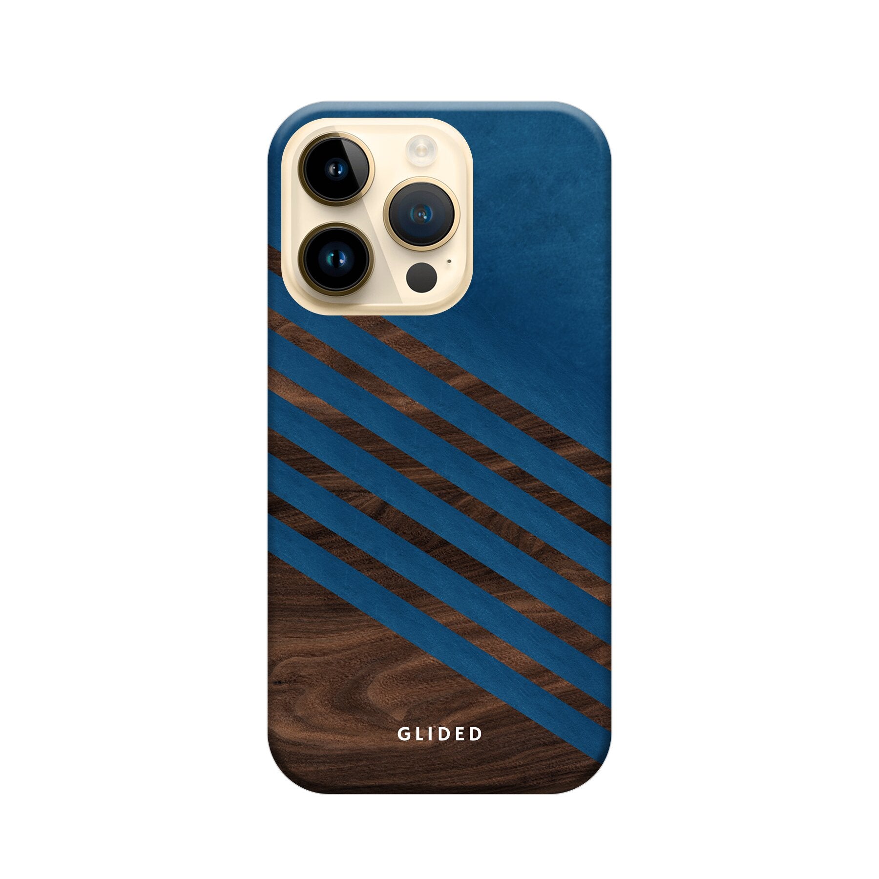 Blue Wood - iPhone 14 Pro Handyhülle MagSafe Tough case