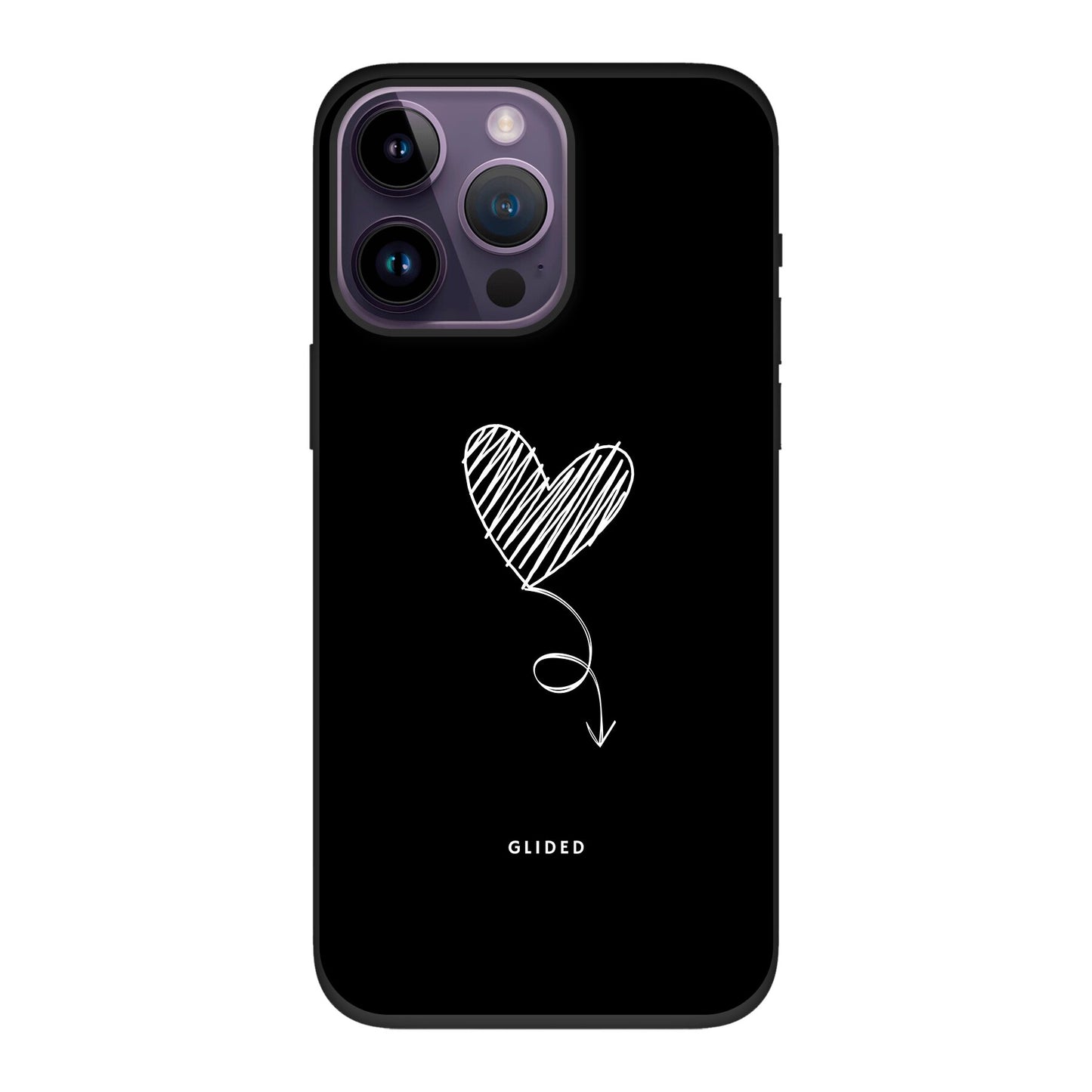 Dark Heart - iPhone 14 Pro Max Handyhülle Biologisch Abbaubar