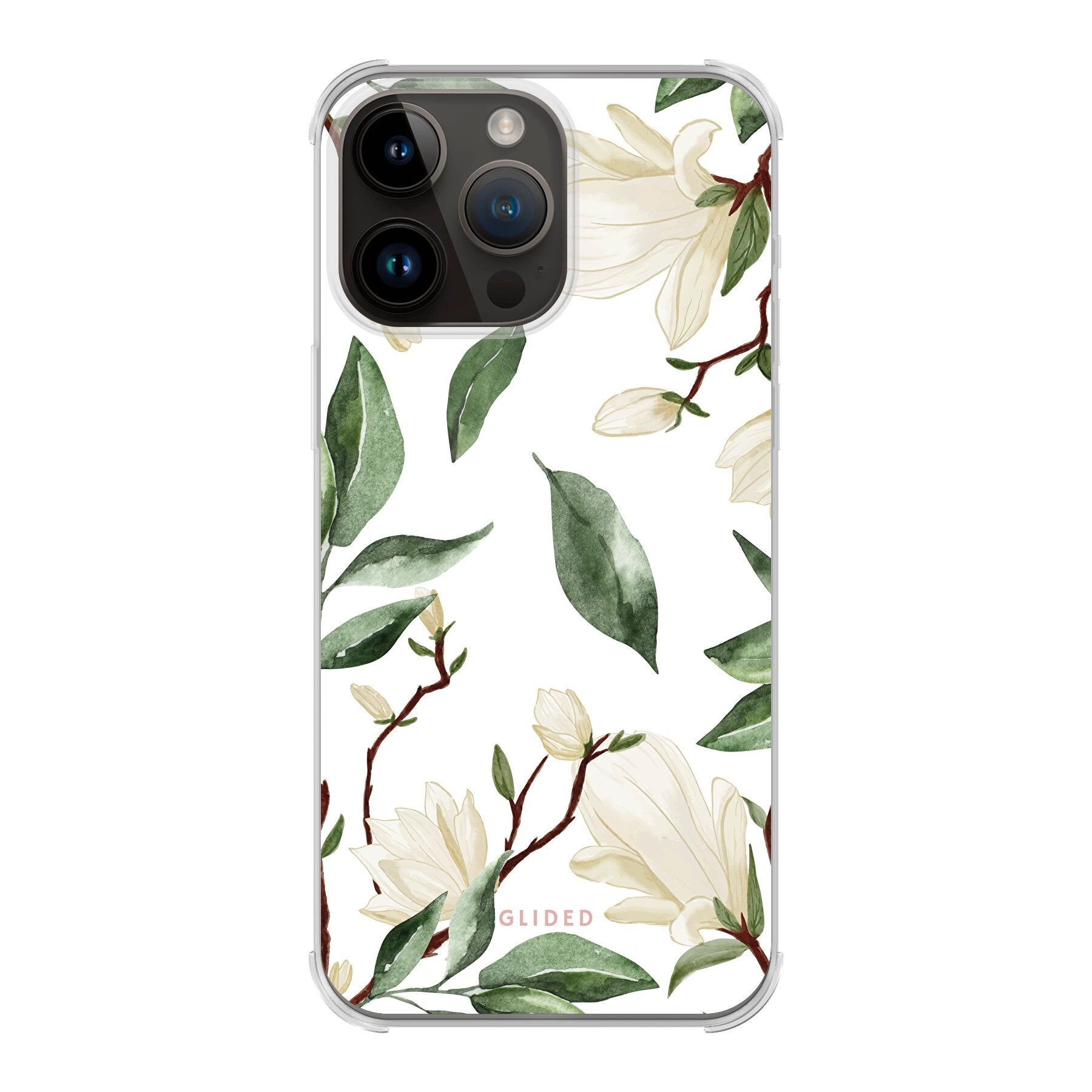 White Elegance - iPhone 14 Pro Max Handyhülle Bumper case