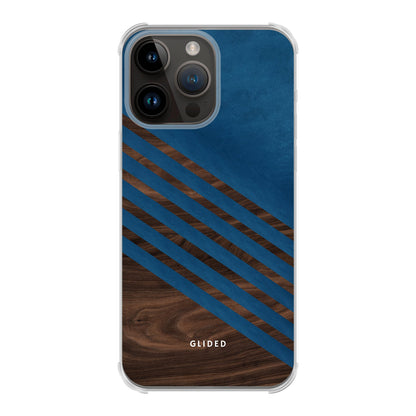 Blue Wood - iPhone 14 Pro Max Handyhülle Bumper case