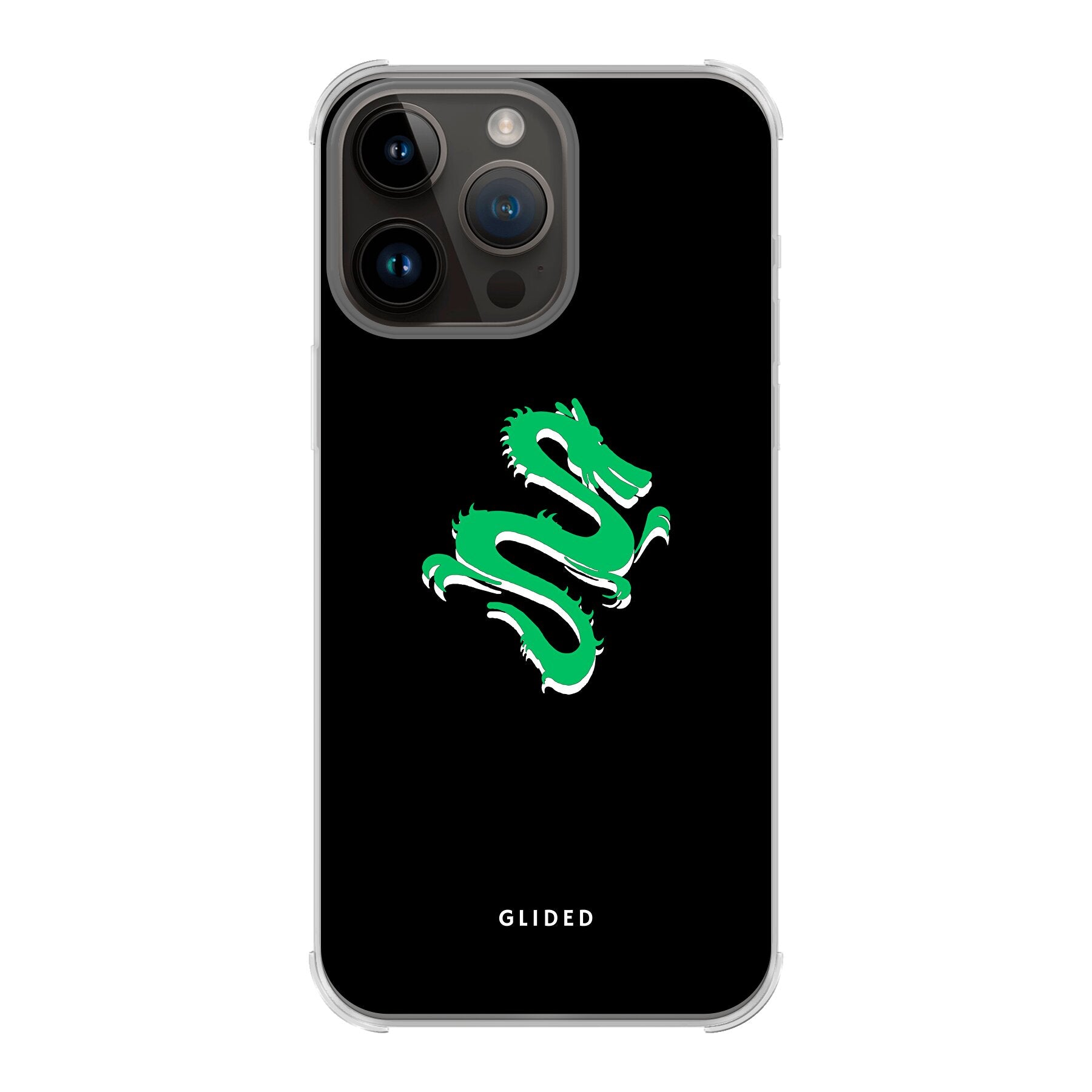 Emerald Dragon - iPhone 14 Pro Max Handyhülle Bumper case