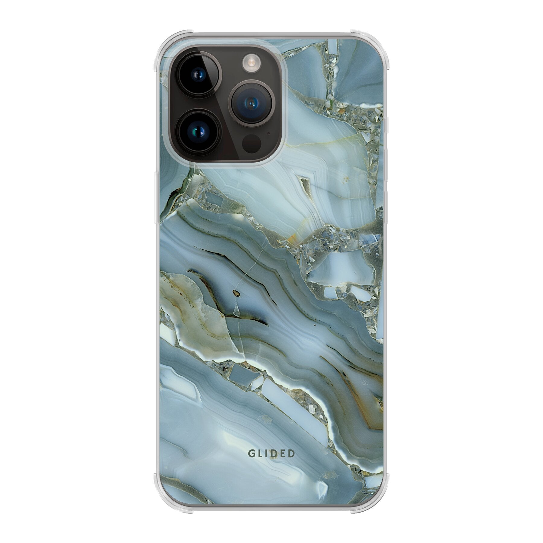 Green Marble - iPhone 14 Pro Max Handyhülle Bumper case