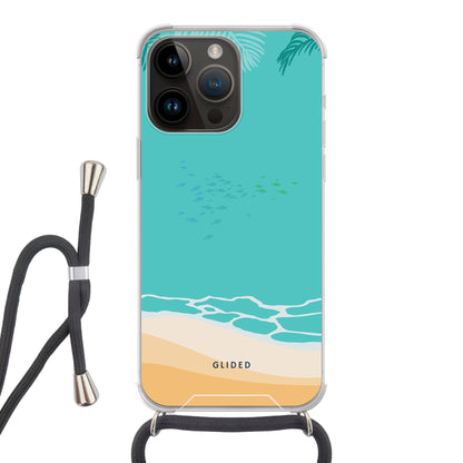 Beachy - iPhone 14 Pro Max Handyhülle Crossbody case mit Band