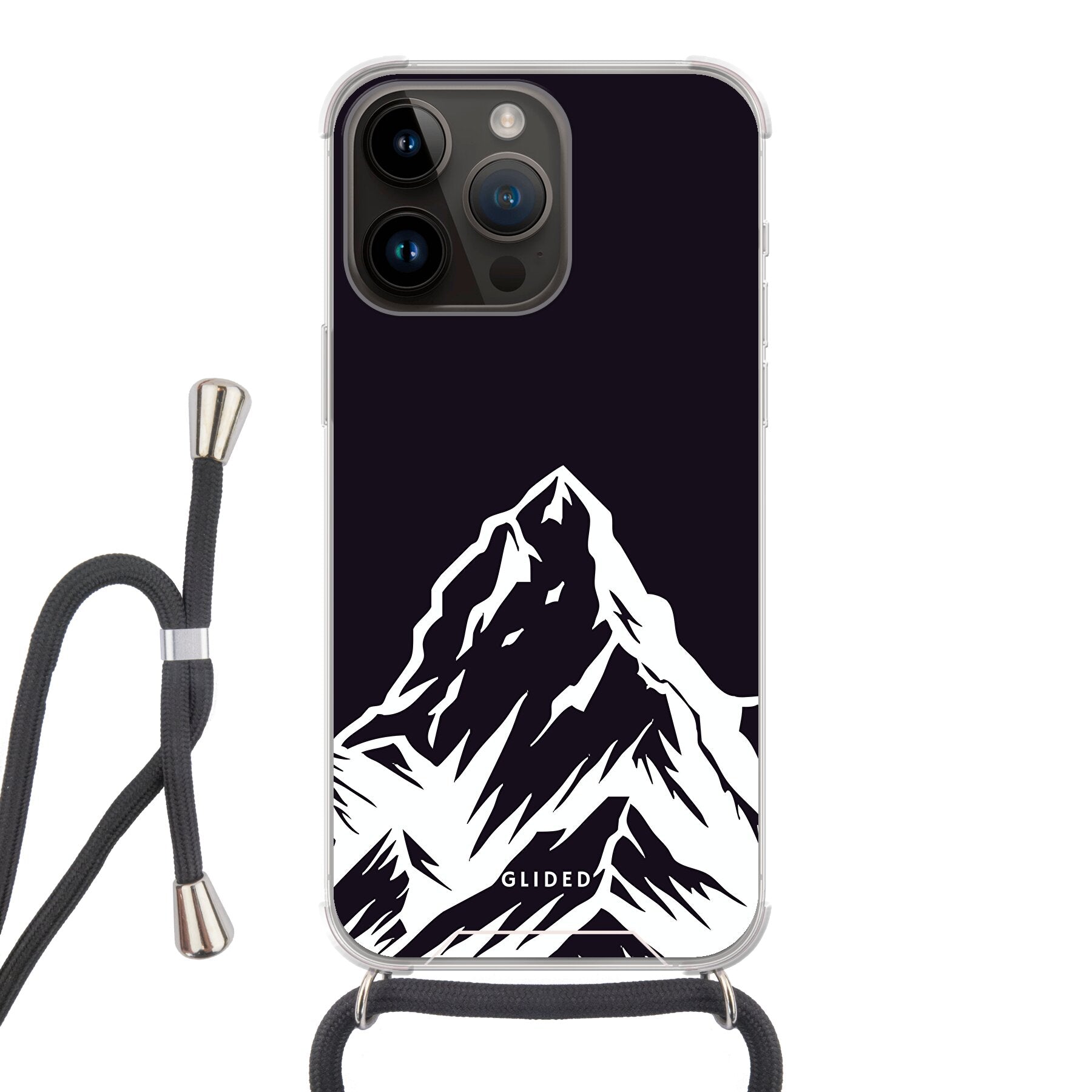 Alpine Adventure - iPhone 14 Pro Max - Crossbody case mit Band