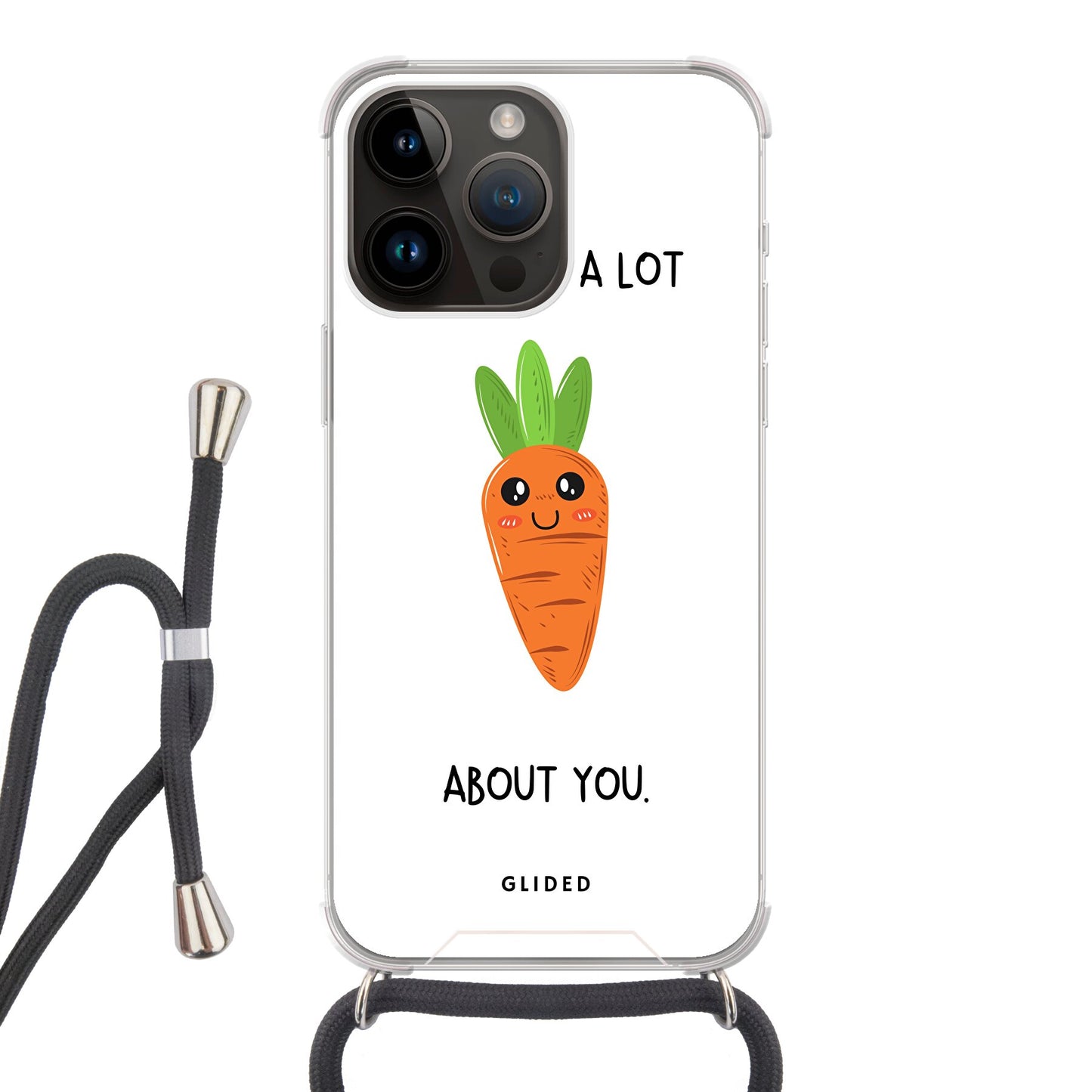 Lots Carrots - iPhone 14 Pro Max - Crossbody case mit Band