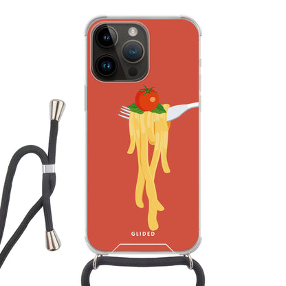 Pasta Paradise - iPhone 14 Pro Max - Crossbody case mit Band