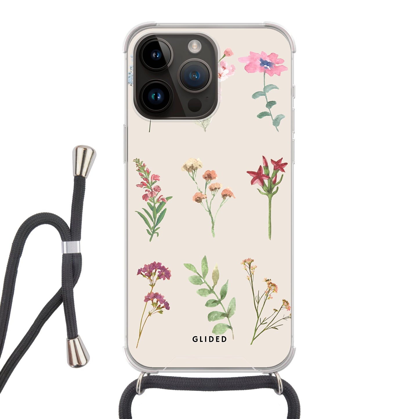 Botanical Garden - iPhone 14 Pro Max - Crossbody case mit Band