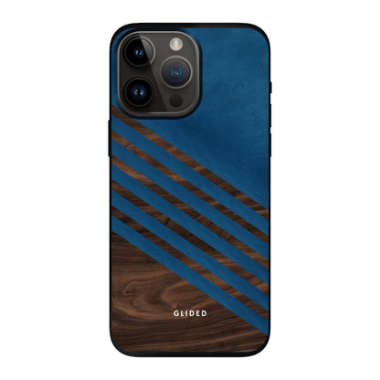 Blue Wood - iPhone 14 Pro Max Handyhülle Soft case