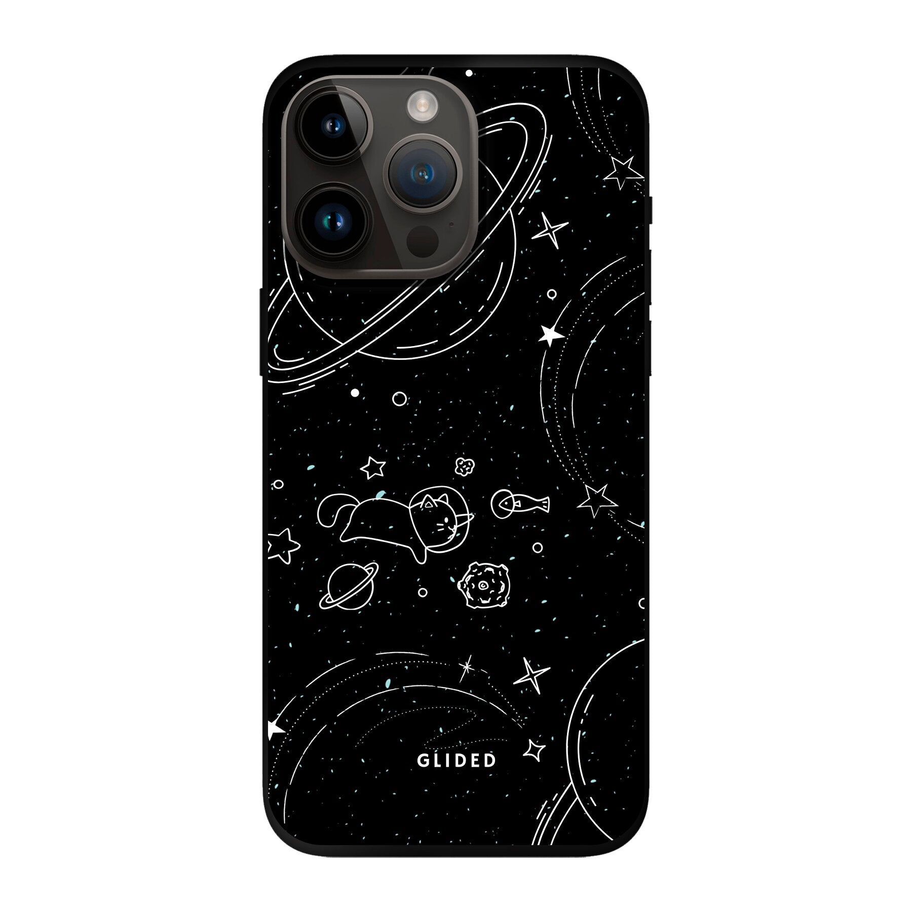 Cosmic Cat - iPhone 14 Pro Max Handyhülle Soft case