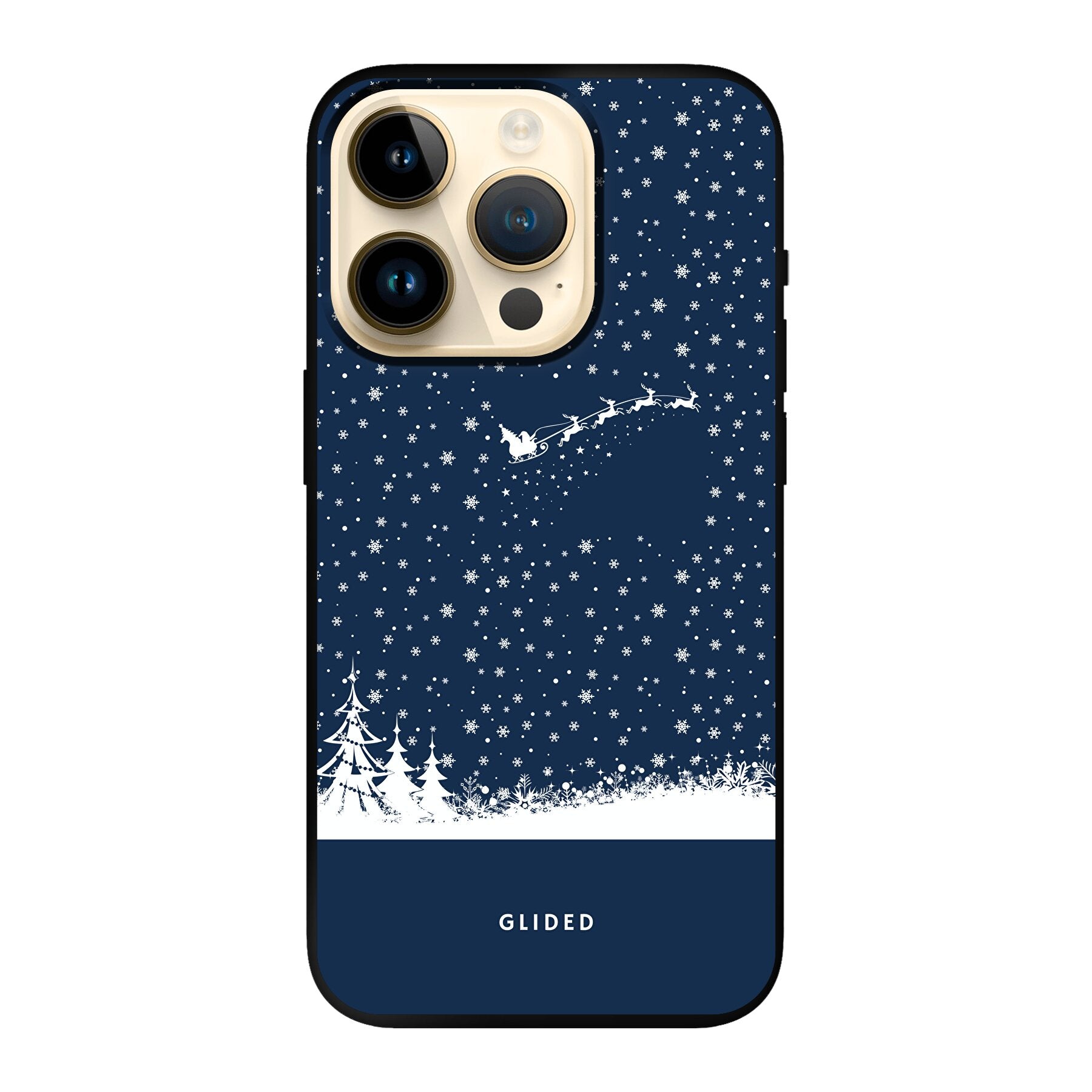 Flying Santa - iPhone 14 Pro Handyhülle Soft case