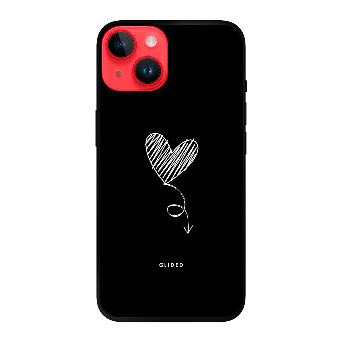 Dark Heart - iPhone 14 Handyhülle Soft case