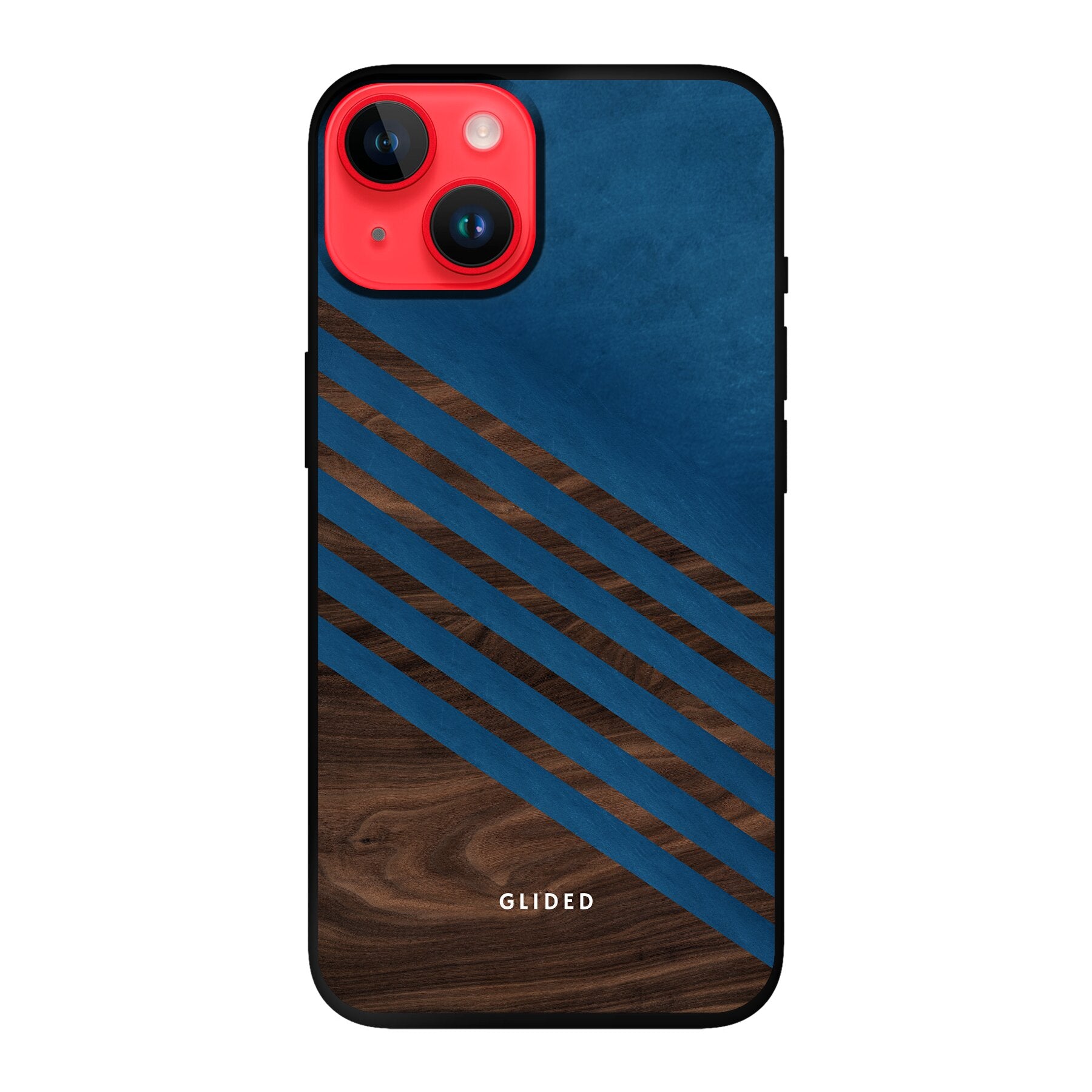 Blue Wood - iPhone 14 Handyhülle Soft case