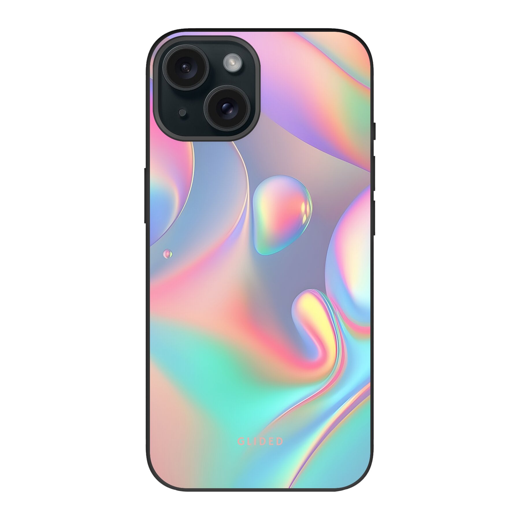 Holographic Aesthetic - iPhone 15 Handyhülle Biologisch Abbaubar