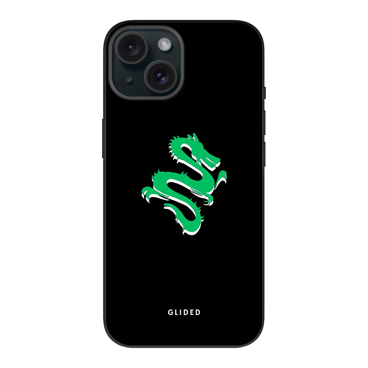 Emerald Dragon - iPhone 15 Handyhülle Biologisch Abbaubar