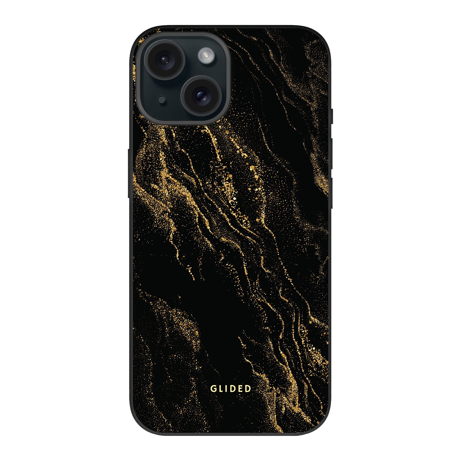 Black Marble - iPhone 15 Handyhülle Biologisch Abbaubar