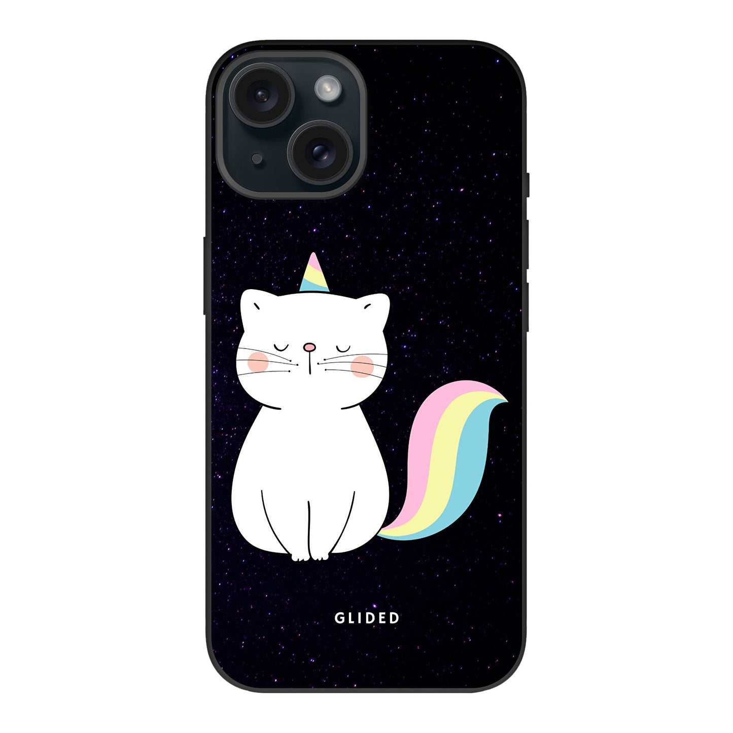 Unicorn Cat - iPhone 15 Handyhülle Biologisch Abbaubar