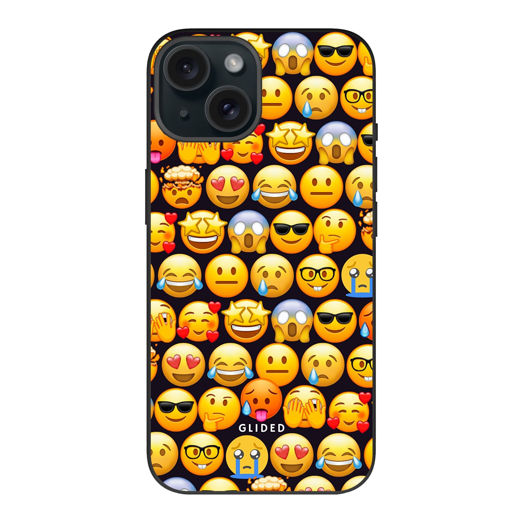 Emoji Town - iPhone 15 Handyhülle Biologisch Abbaubar