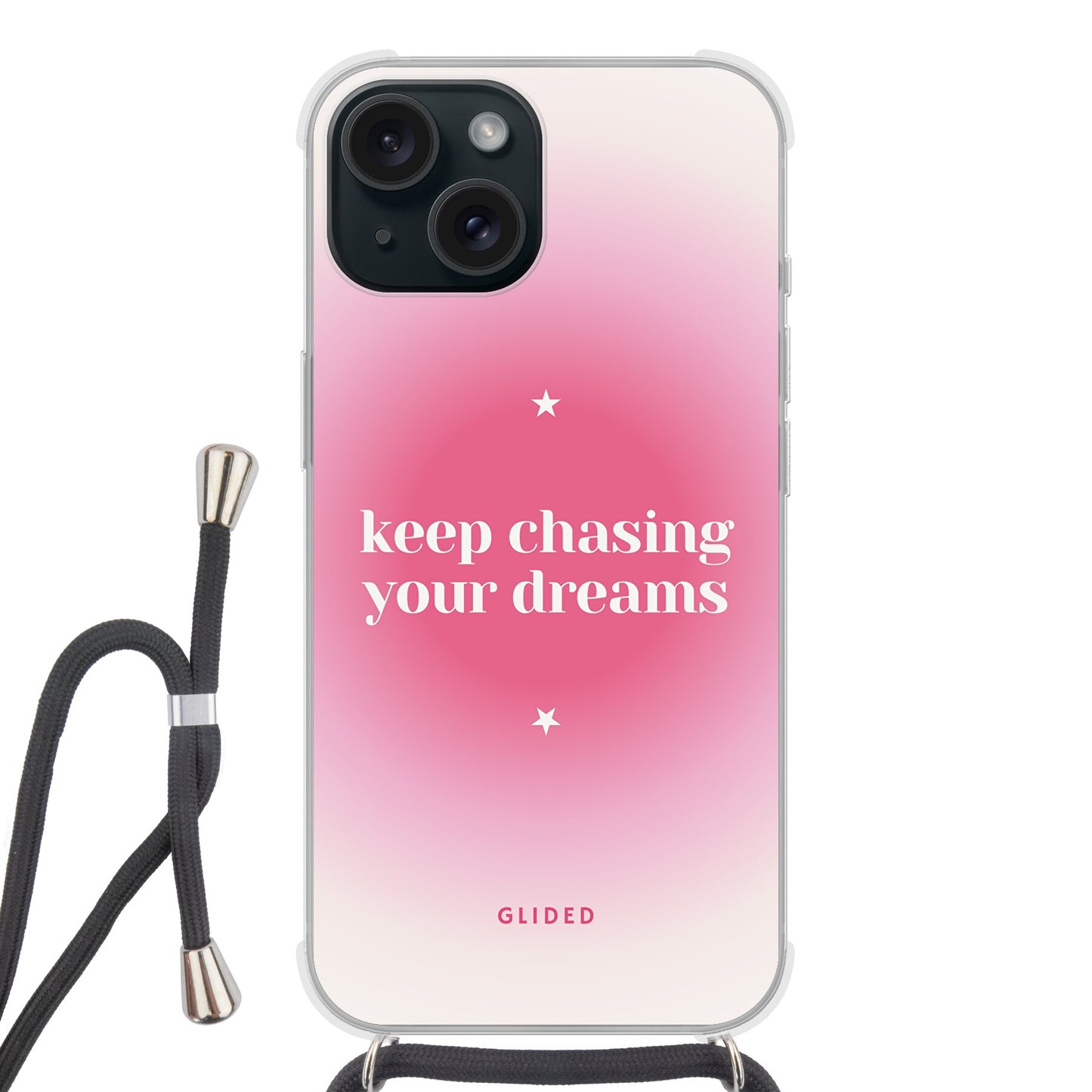 Chasing Dreams - iPhone 15 Handyhülle Crossbody case mit Band