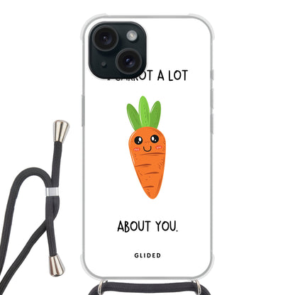 Lots Carrots - iPhone 15 - Crossbody case mit Band