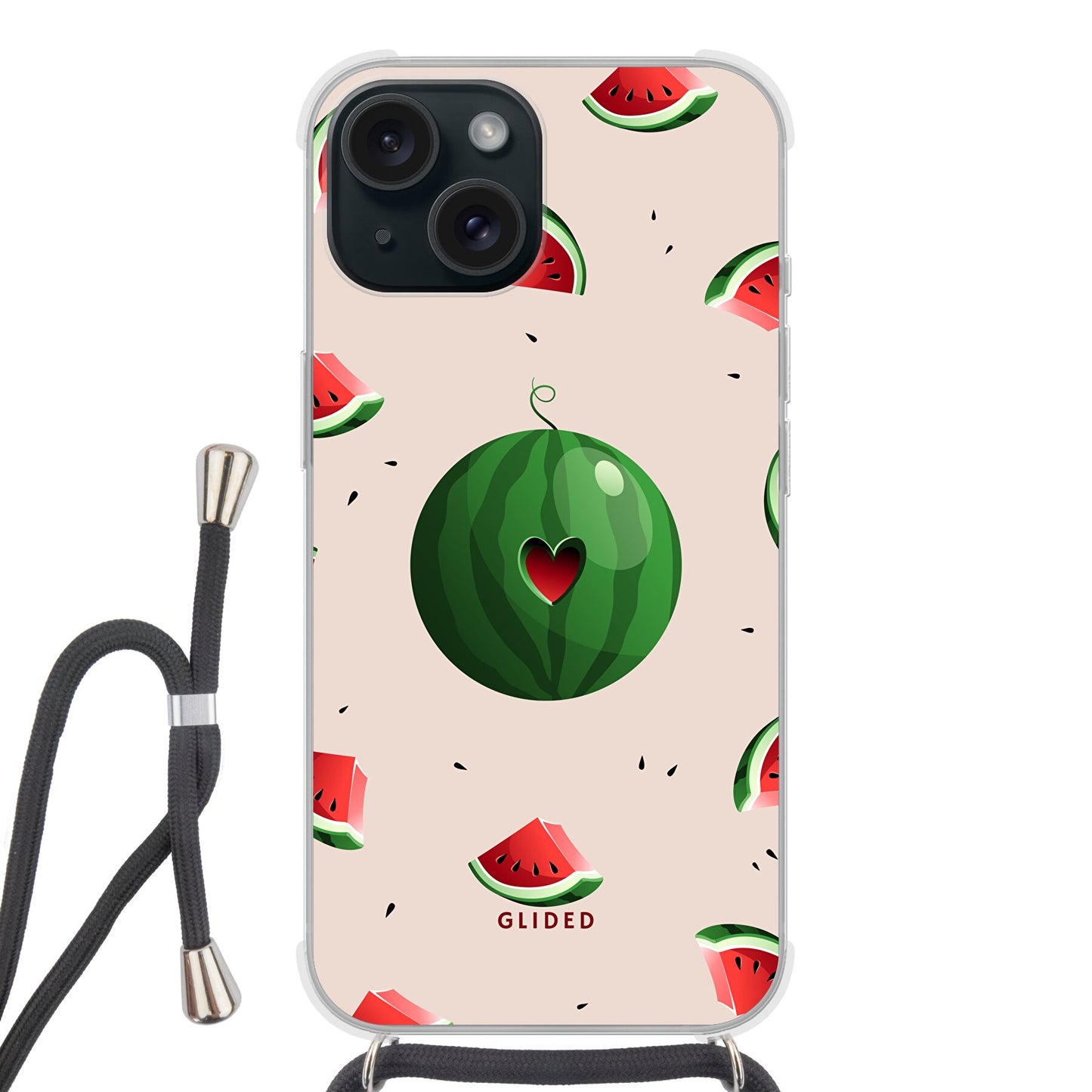 TastyLove - iPhone 15 Handyhülle Crossbody case mit Band