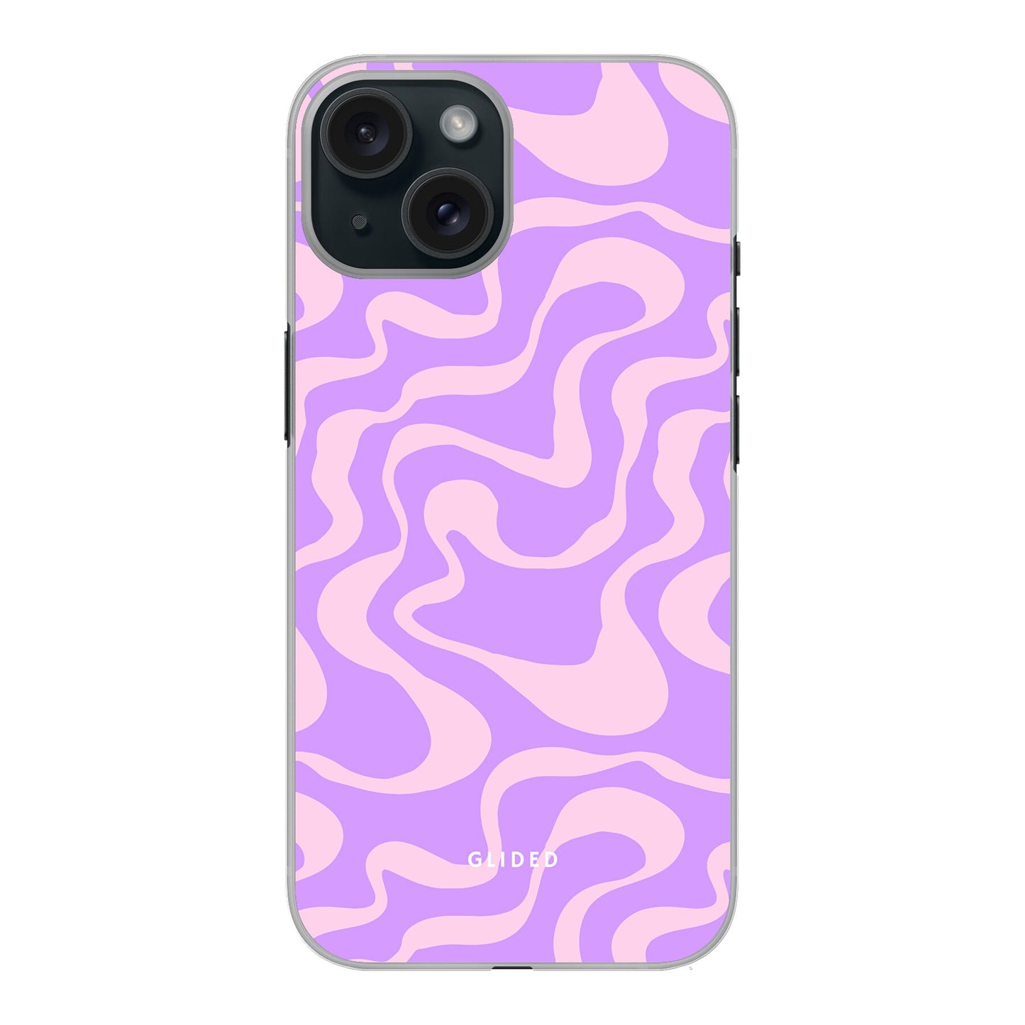 Purple Wave - iPhone 15 Handyhülle Hard Case