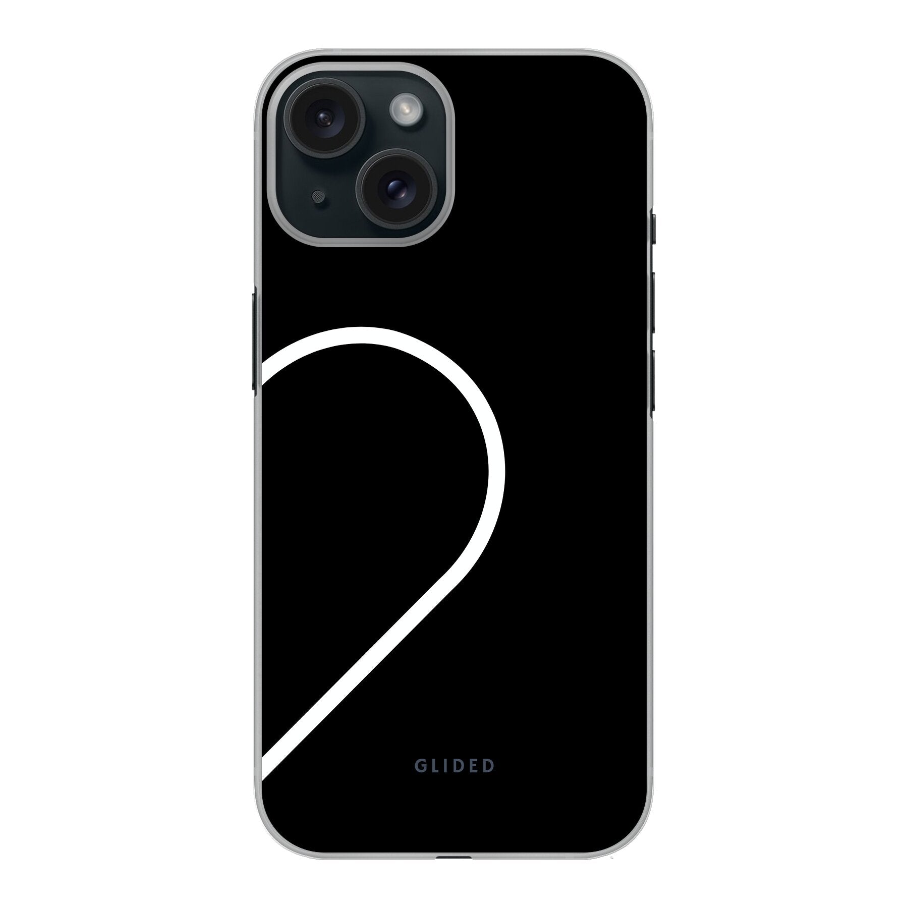 Harmony Black - iPhone 15 Handyhülle Hard Case