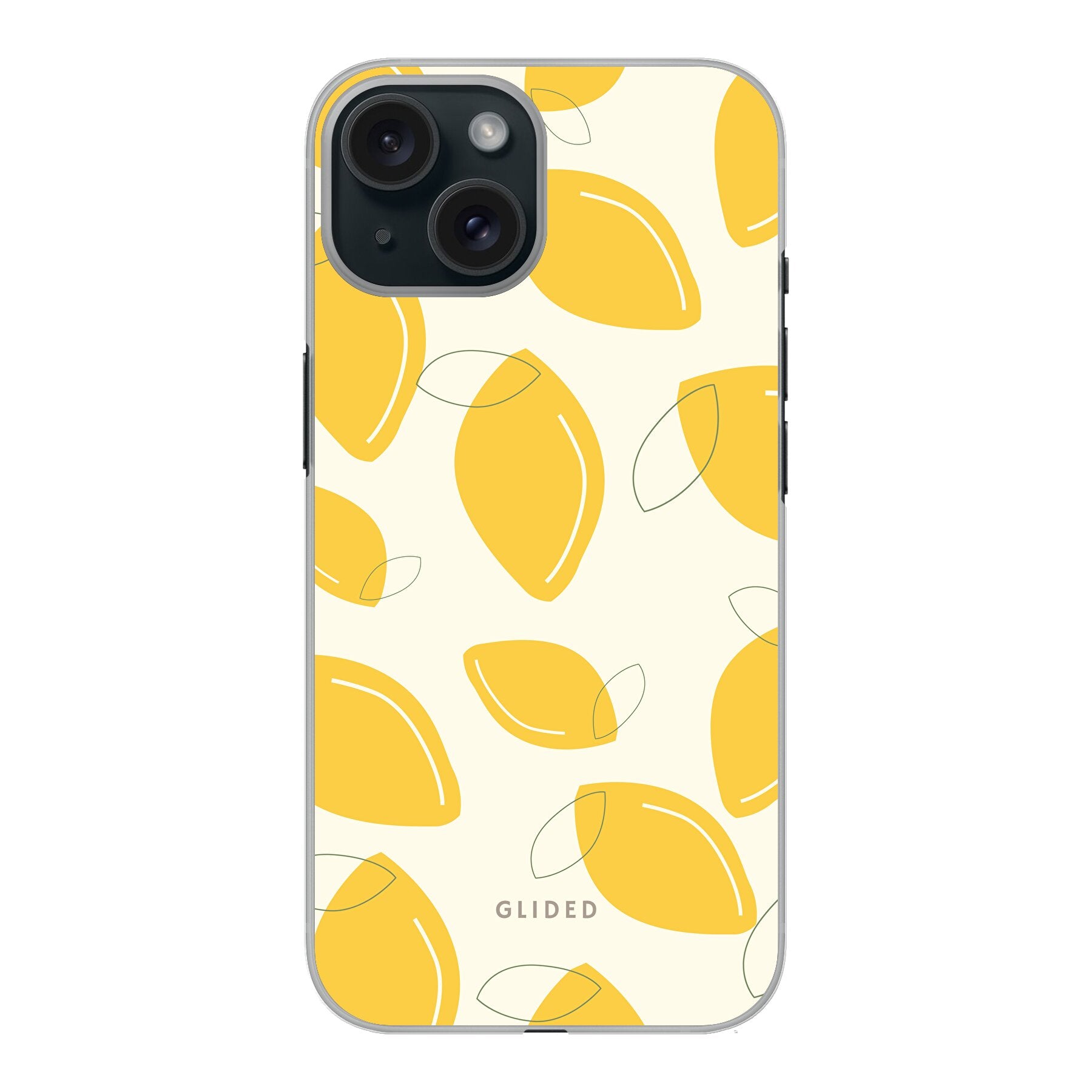 Abstract Lemon - iPhone 15 - Hard Case