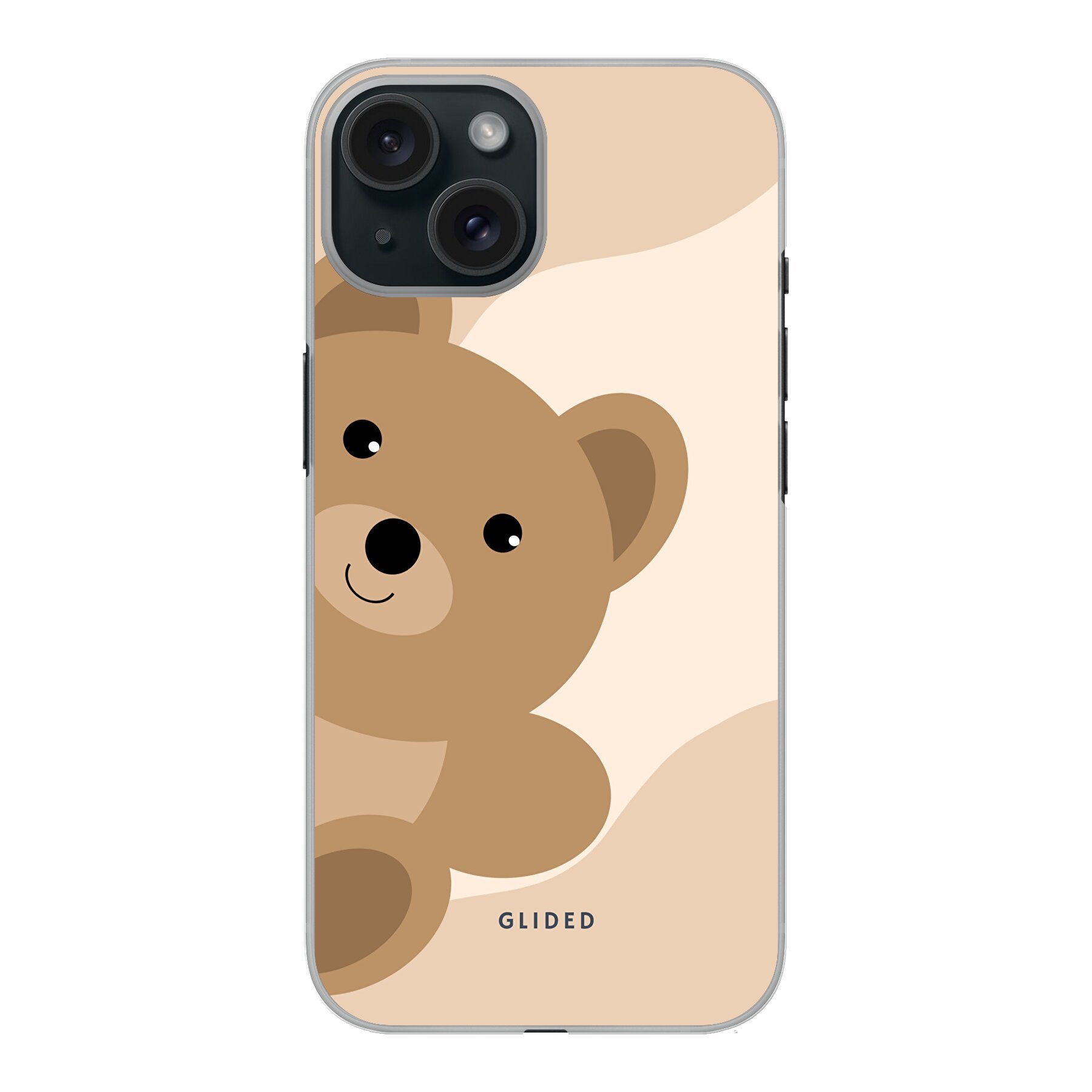 BearLove Right - iPhone 15 Handyhülle Hard Case