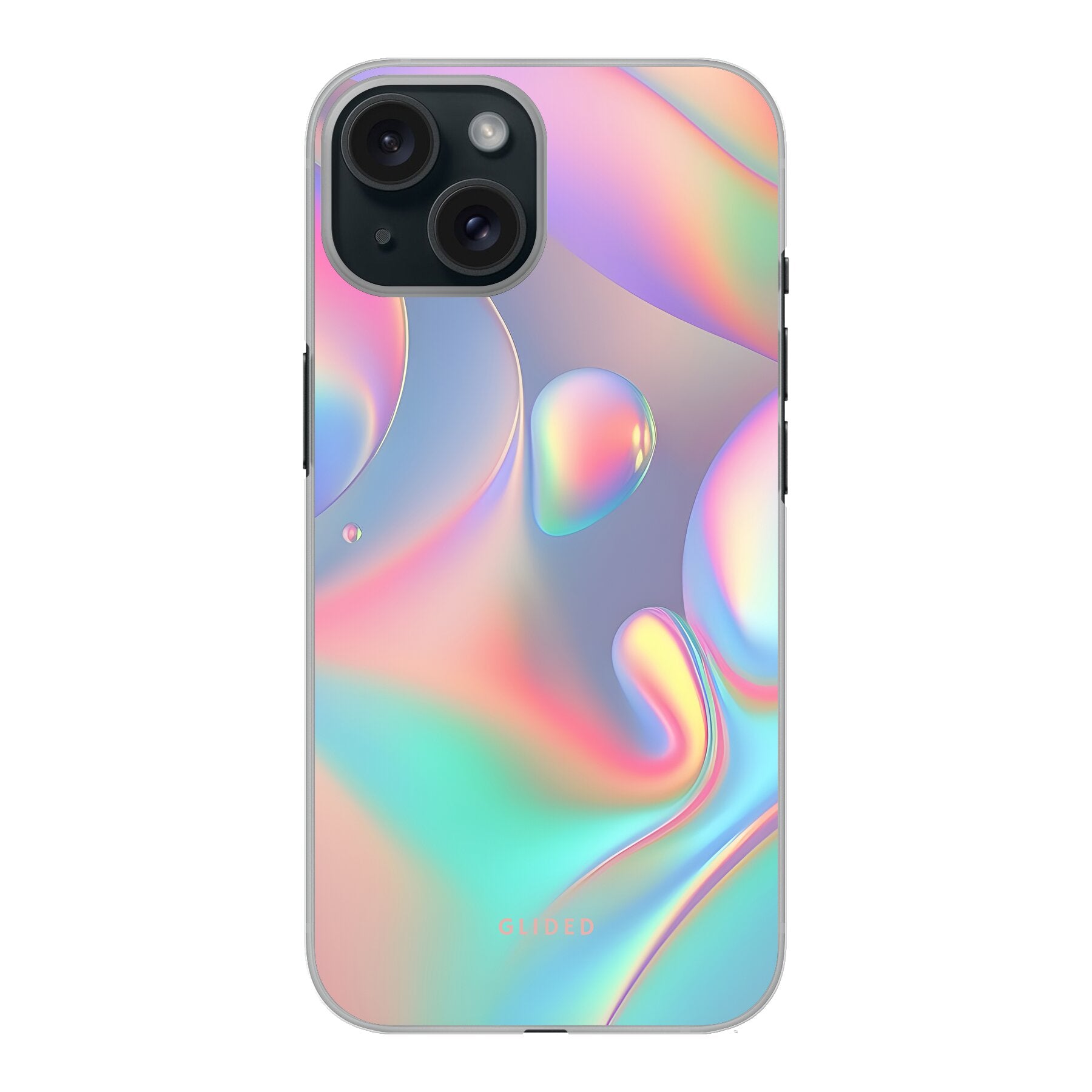 Holographic Aesthetic - iPhone 15 Handyhülle Hard Case